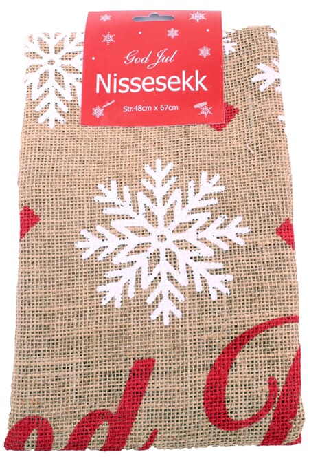 JUL NISSESEKK 48X67CM 1/10/40