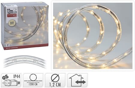 JUL LED SLANGE 12M VARMHVIT 1/8