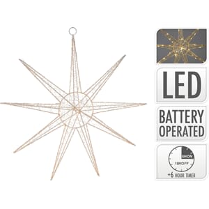 JUL STJERNE LED 50CM 1/10