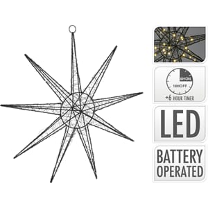 JUL STJERNE LEDLYS 50CM 1/10