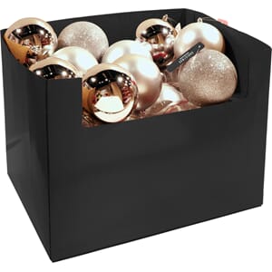 JUL KULE 10CM SØLV 1/36 DISPLAY