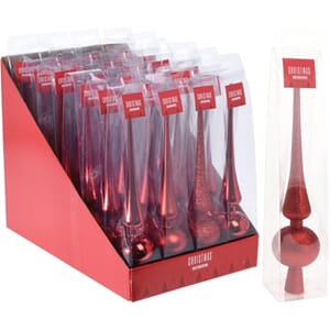 JUL TOPPSPYD 29CM RØD 1/24/72