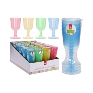 PLAST GLASS VIN 160ML 4PK. 1/24