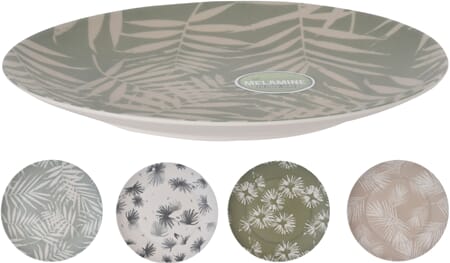 MELAMINE FAT 25CM 4ASS  1/24/48