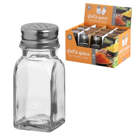 GLASS 80ML DISPLAY 1/12/96