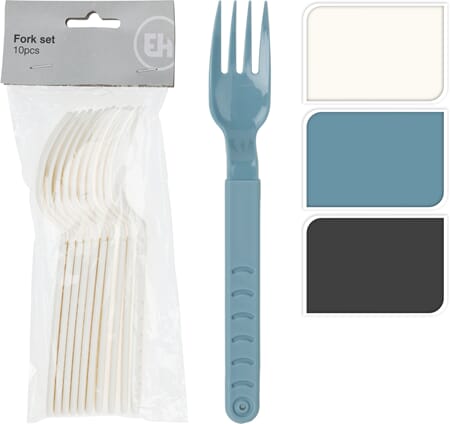 PLAST GAFFEL 10PK 1/24