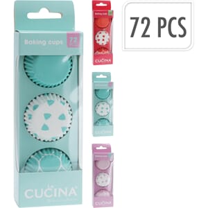 MUFFINSFORMER PAPIR 3CM 72PK 1/24/72