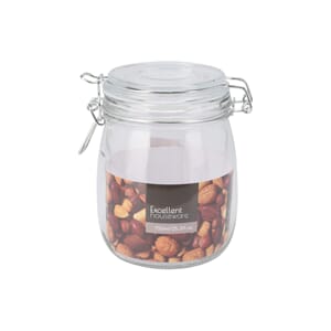 GLASS KRUKKE TETT LOKK ,75LITER 1/12