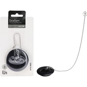 SINK PLUG 6X2CM SORT