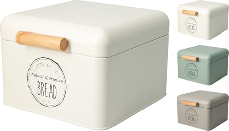 BRØDBOKS METALL 22X20X14CM 1/6