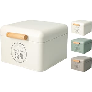 BRØDBOKS METALL 22X20X14CM 1/6