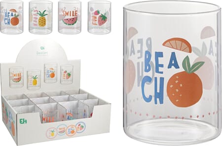 GLASS DRIKKEGLASS 420ML ASS 1/12/24 DISPLAY