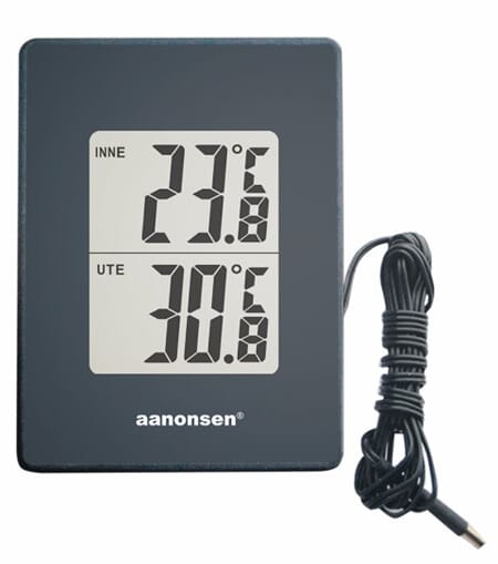 TERMOMETER DIGITAL INNE/UTE 1/12/72