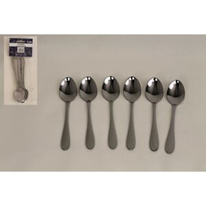 STÅL TESKJE 6PK 1/25/100