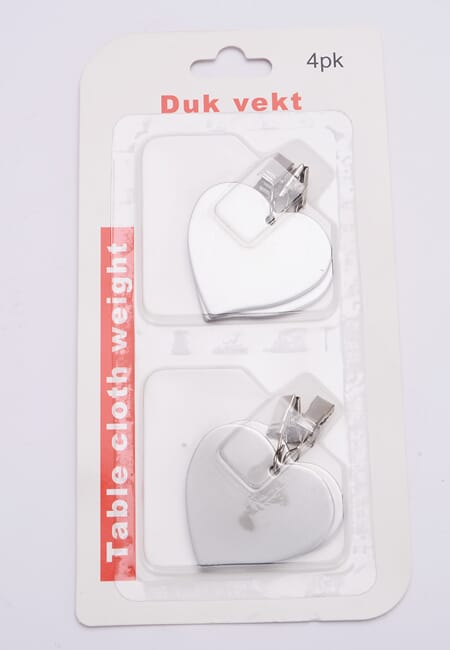 DUKVEKTER  STÅL 4 PK. 1/12/48
