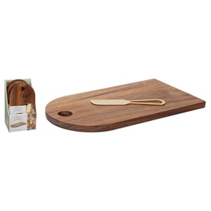 TRE OSTESETT KNIV/BRETT 15x28CM 1/6/18