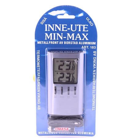 TERMOMETER UTE/INNE 1/5/100