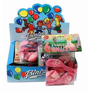 BALLONG 6 PRINSESSE 1/25/500