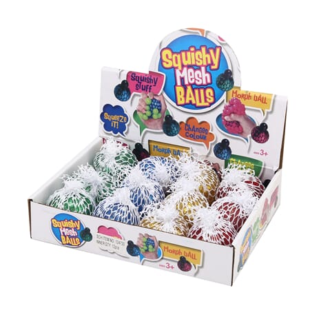 STRESSBALL 6CM ASS 1/12/288