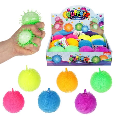 KNIPEBALL 8CM 6ASS DISPLAY 1/12/72