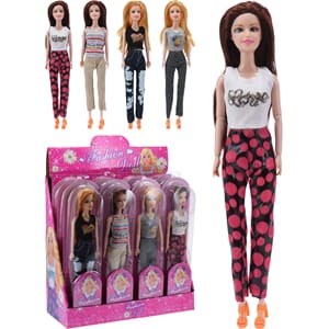 DUKKE 30CM 4ASS DISPLAY 1/12/36