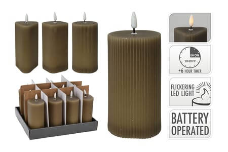 LYS LEDLYS 13CM 3ASS DISPLAY 1/12