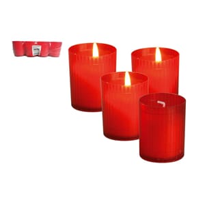 LYS OLJELYS 4PK 5X6CM 1/8