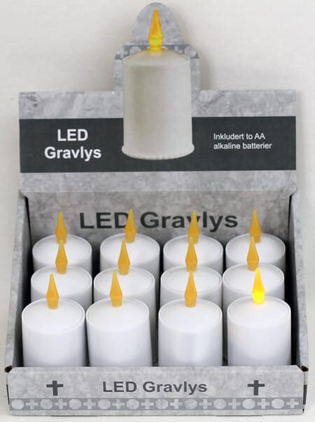 LYS GRAVLYS LED 9CM 1/12/144