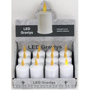 LYS GRAVLYS LED 9CM 1/12/144
