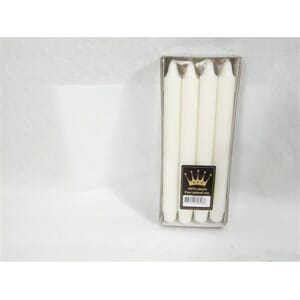 LYS STEARIN 8PK HVIT 1/12