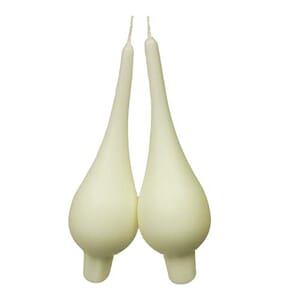 LYS DRÅPE 18cm HVIT    1/6 (N)