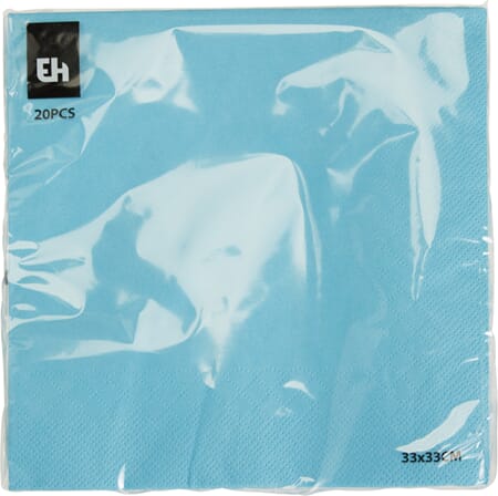 SERVIETT BLÅ 20PK 1/30