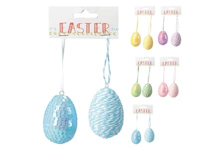 PÅSKE DEKOREGG 7CM 5ASS 1/35 DISPLAY