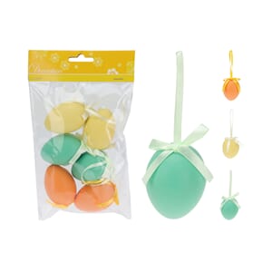 PÅSKE DEKOREGG 6PK 6CM 1/12/48