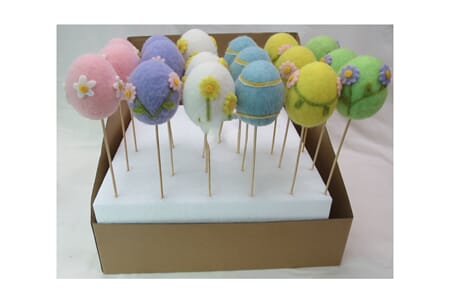 PÅSKE EGG PÅ PINN ASS 1/36/72 DISPLAY