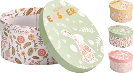 PÅSKE GAVEBOKS 3ASS 17X14CM 1/9/36