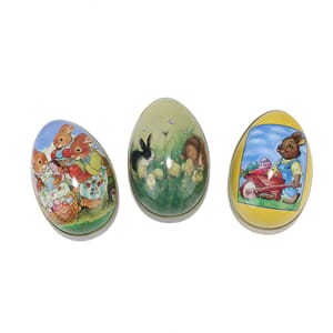 PÅSKE METALLEGG 12,5X8CM 1/36/72