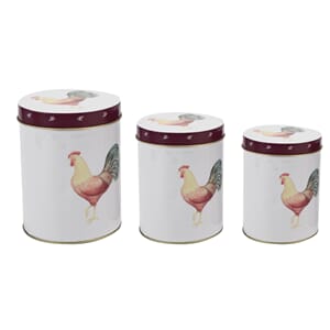 METALL BOKSESETT 3DEL 11/9/7,5CM 1/12/36