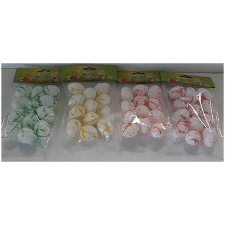 PÅSKE DEKOREGG 4ASS 12PK 4CM 1/24/96
