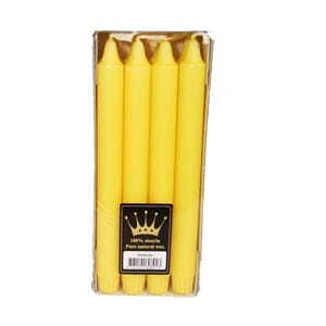 LYS STEARIN 8PK GUL 1/12