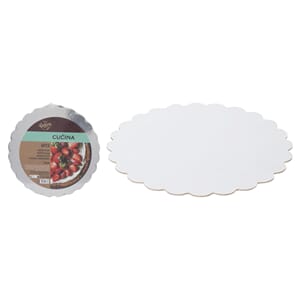 KAKEUNDERLAG 30CM SØLV 4PK 1/12