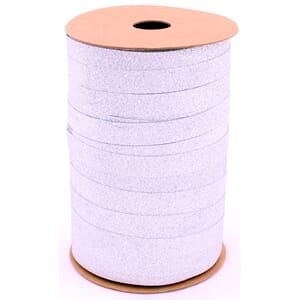 BÅND DISK 10mmX100 SØLV GLITTER 1/12