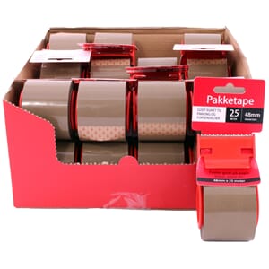 PAKKETAPE 48MMX25M 1/24