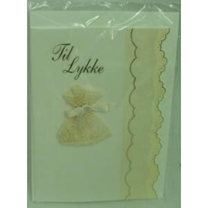 KORT BRYLLUP TIL LYKKE