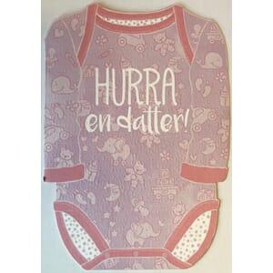 KORT FØDSEL JENTE 1/6