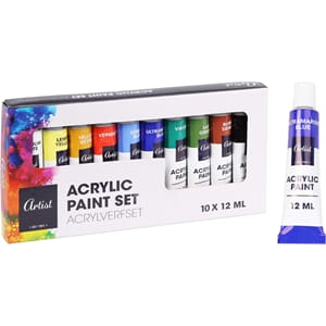 MALING ACRYL 12ML 10PK 1/12/36