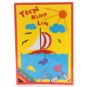 BOK TEGNEBLOK FARGET A4  1/10/30