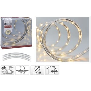 JUL LED SLANGE 6M VARMHVIT 1/12