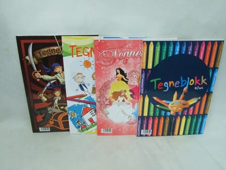 BOK TEGNEBLOKK 40ARK 1/20/80